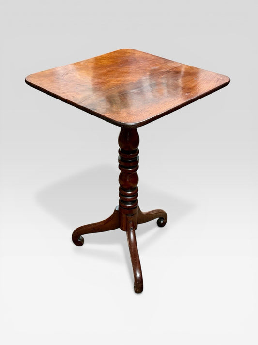 Antique Georgian Mahogany Side Table 18th Century Period Occasional Table