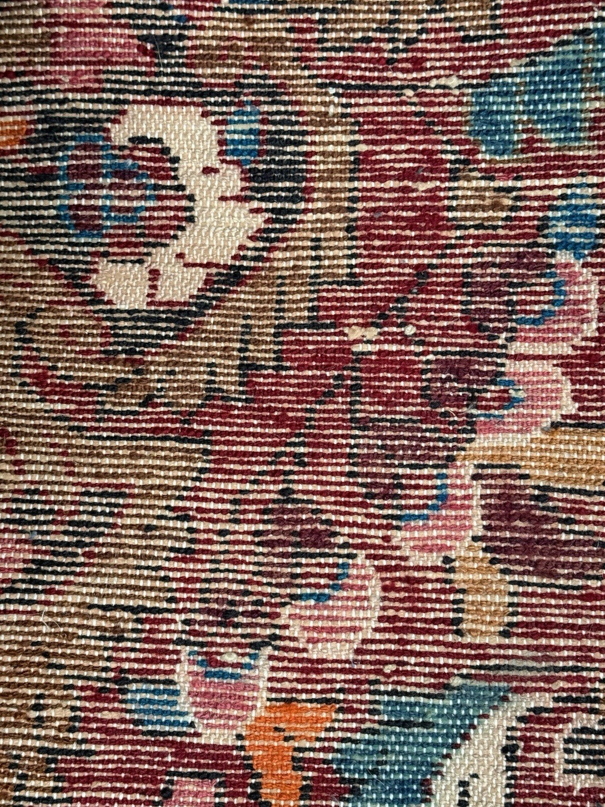 Vintage Rug Hand Knotted Traditional Oriental Carpet