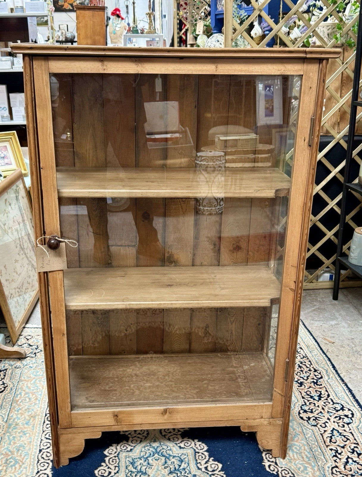 Antique Victorian Pine Cupboard
