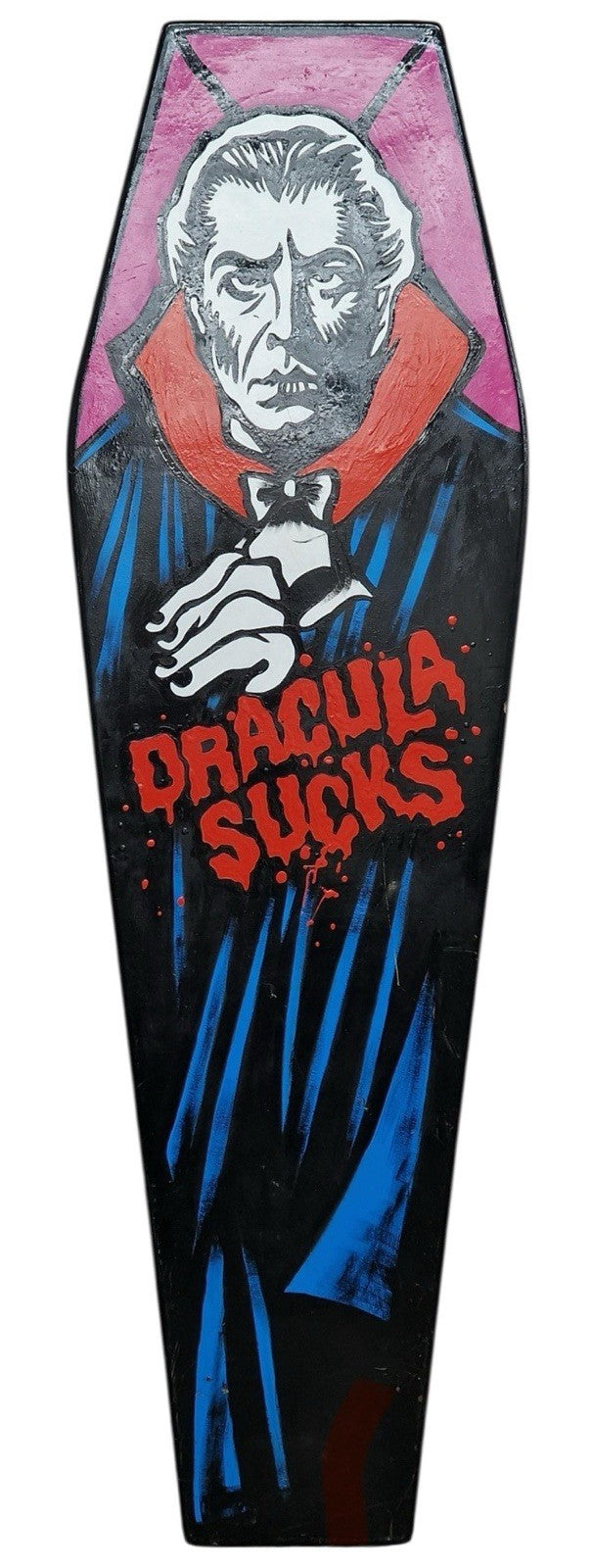 Hand Painted Fairground Ghost Train Panel Dracula