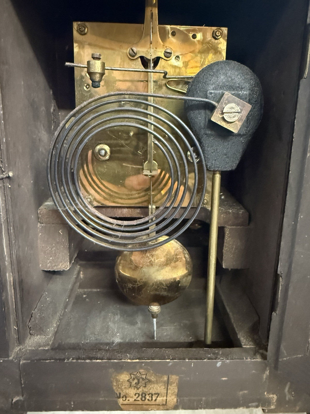 Antique Junghans Mantel Clock German Vintage Wooden Clock Collectible