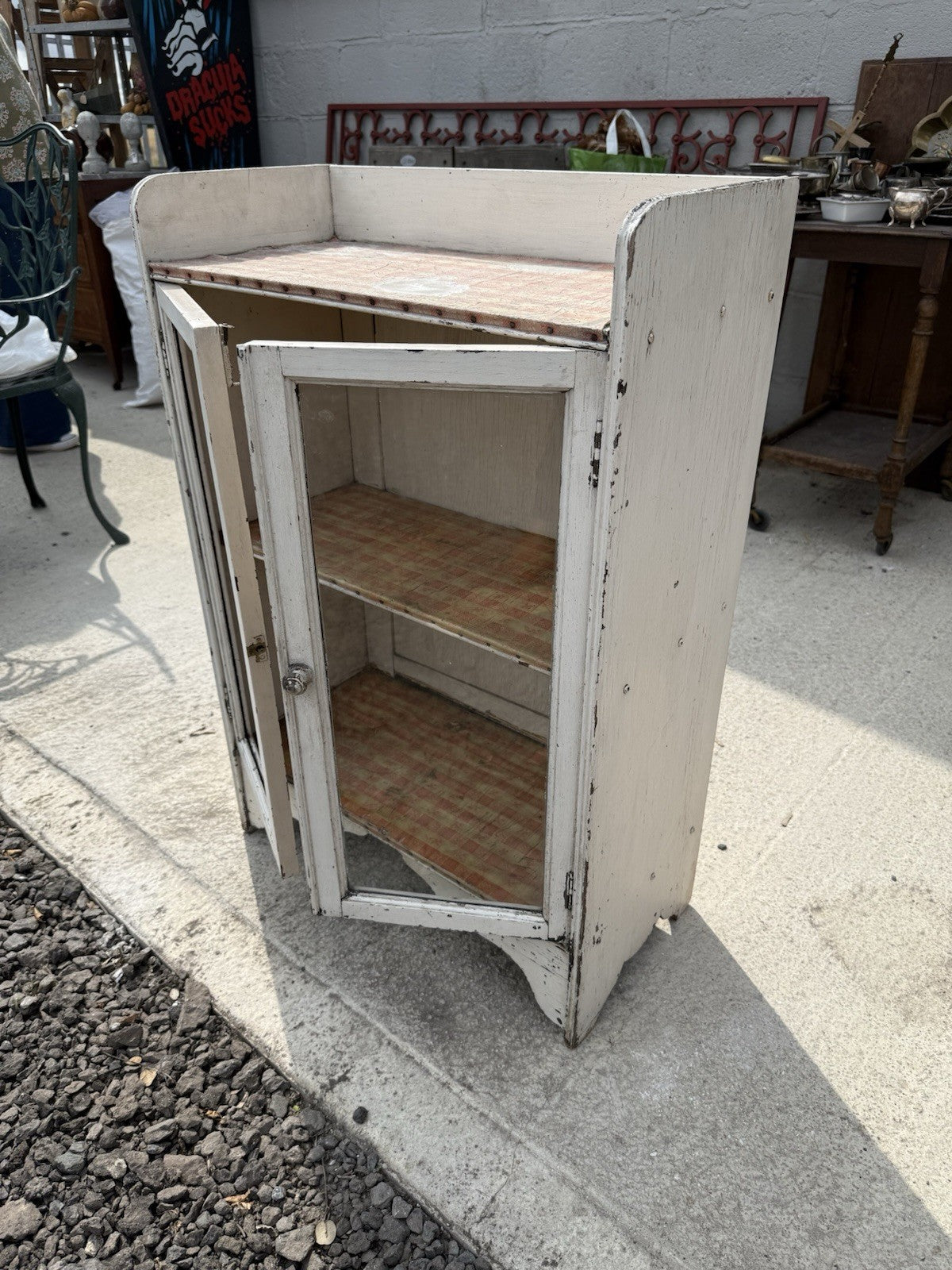 Vintage Pitch Pine Kitchen Cupboard