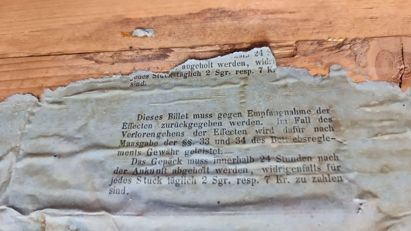 Alsation Dowery Trunk Circa 1850 - Cow Shed Collective