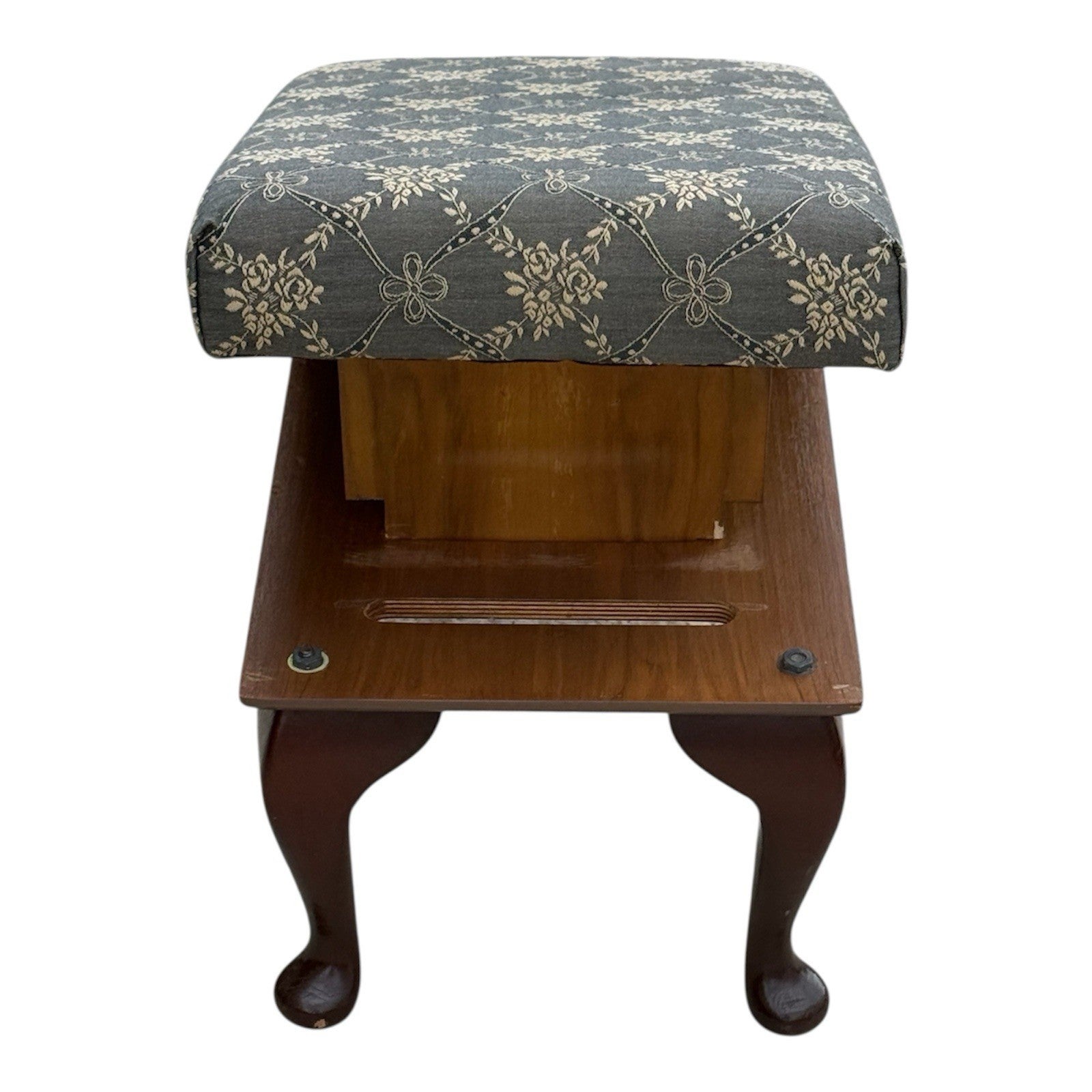 vintage footstool pouffe 