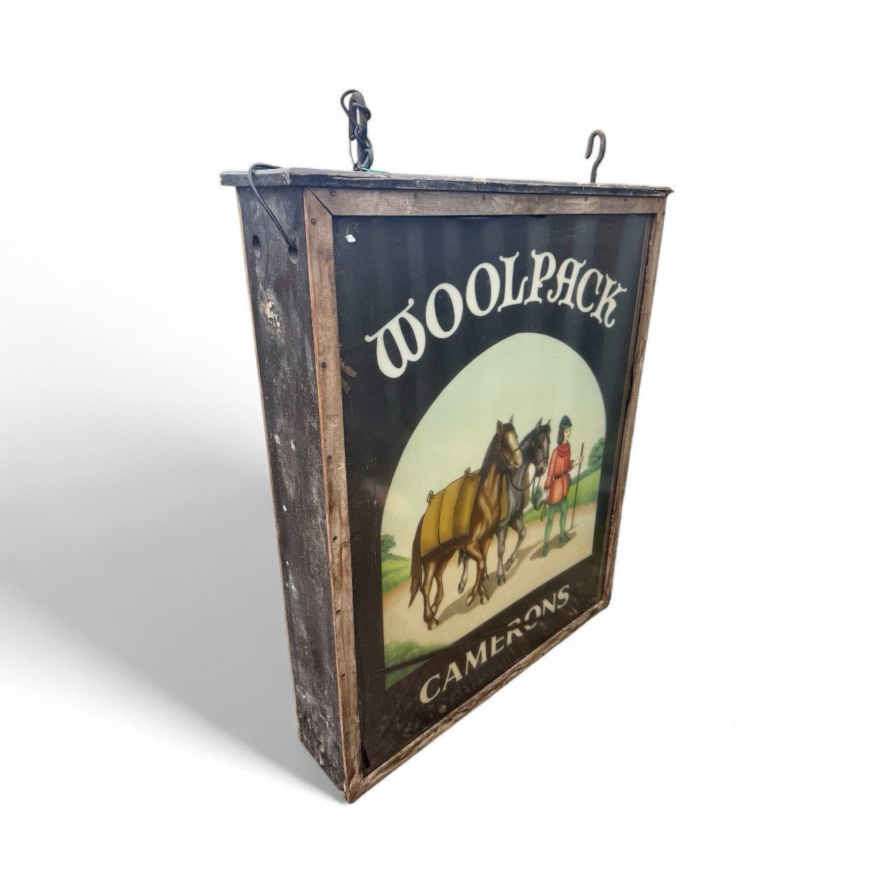 Original Pub Sign From The Woolpack