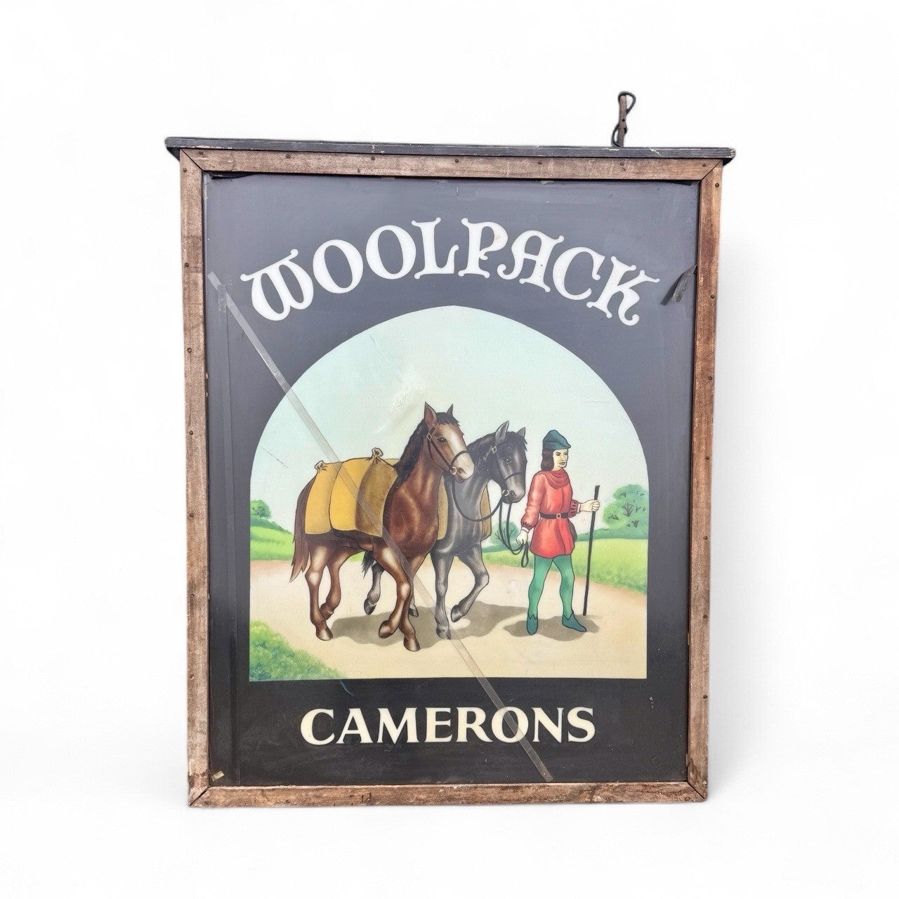 Original Pub Sign From The Woolpack