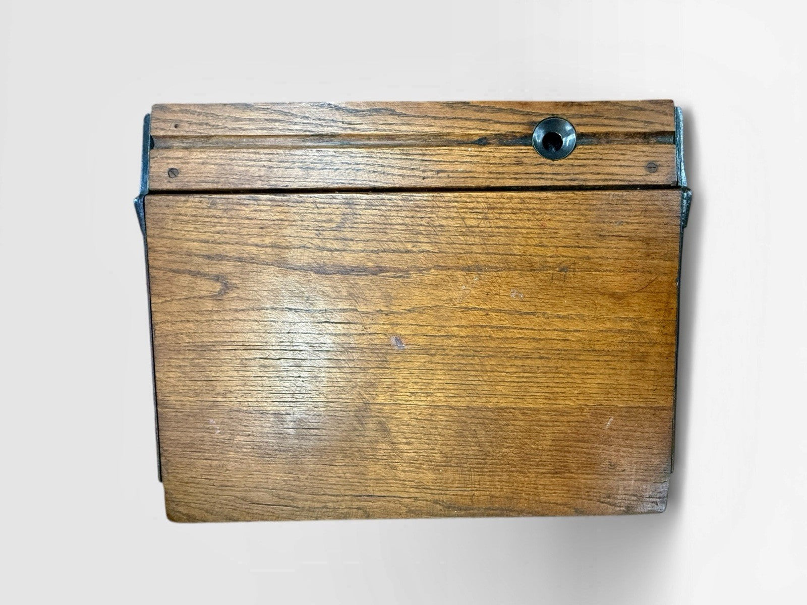 Antique Oak Child’s School Desk Early 20th Century Vintage Wooden Desk