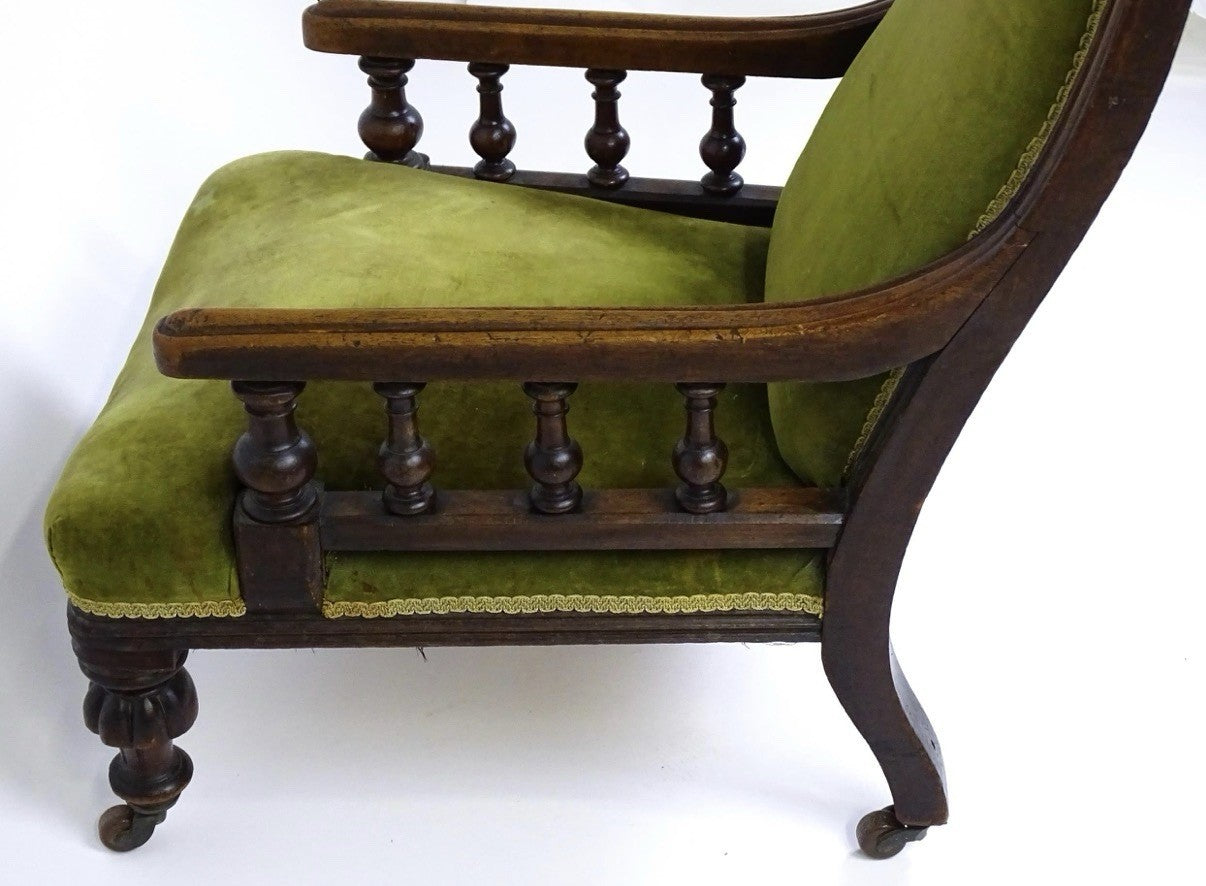 Victorian Mahogany Armchair 