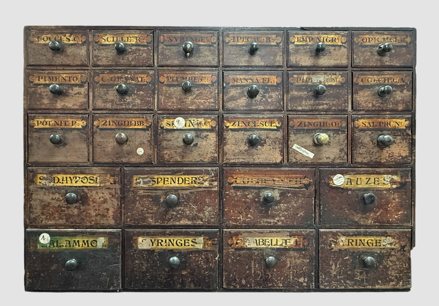 Victorian Apothecary Cabinet Antique Chemist Medicine Drawers Cupboard