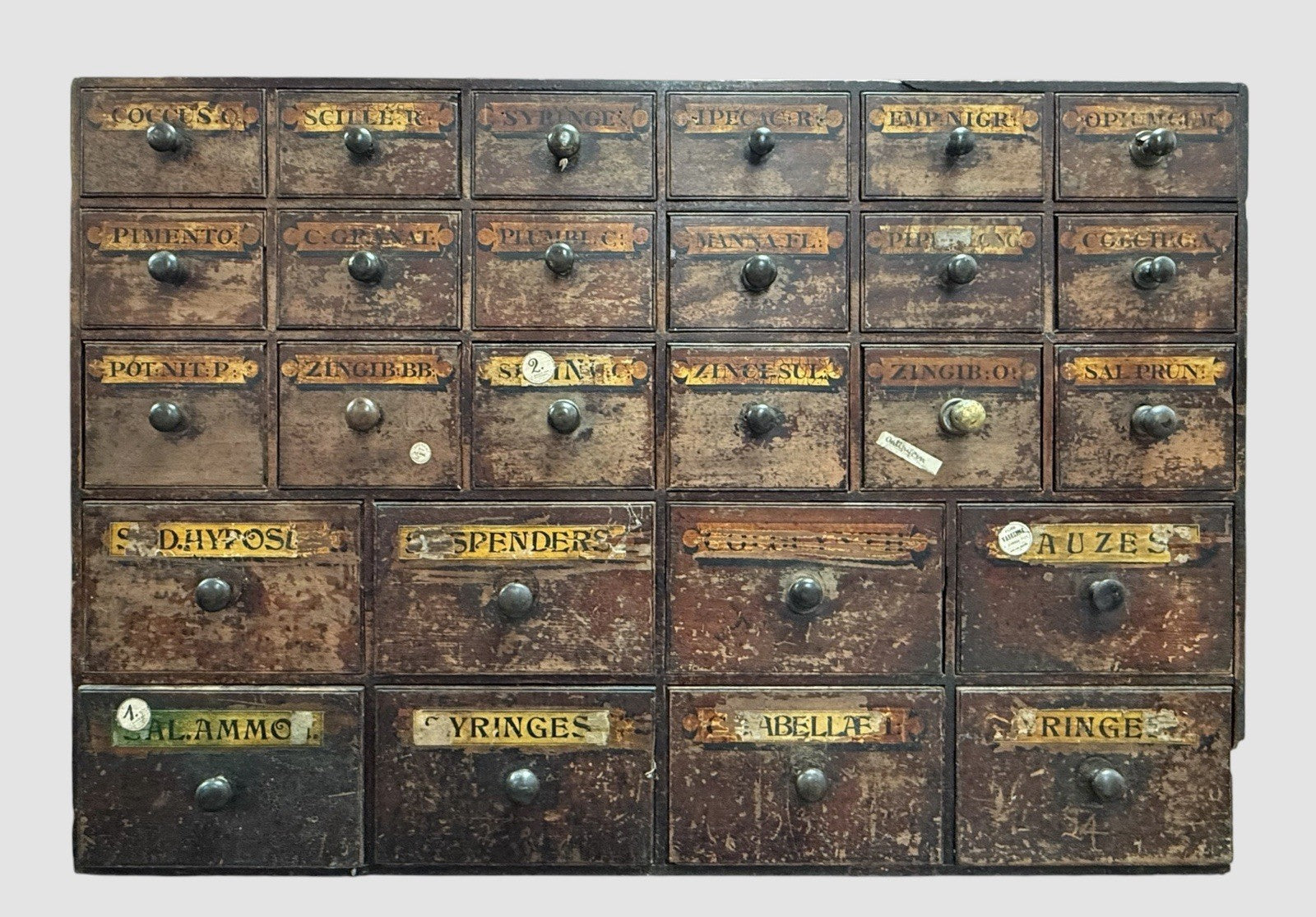Victorian Apothecary Cabinet Antique Chemist Medicine Drawers Cupboard