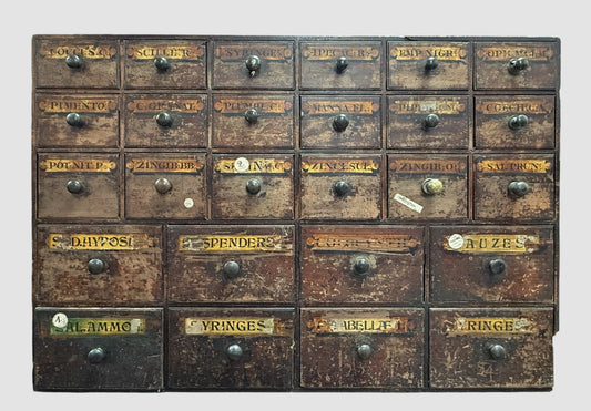 Victorian Apothecary Cabinet Antique Chemist Medicine Drawers Cupboard
