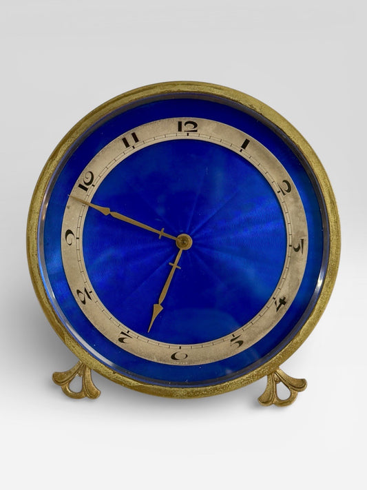 Antique Art Deco Mantel Clock Mechanical Vintage 1920s 1930s