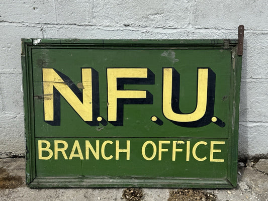 Vintage Wooden Hand Painted Sign