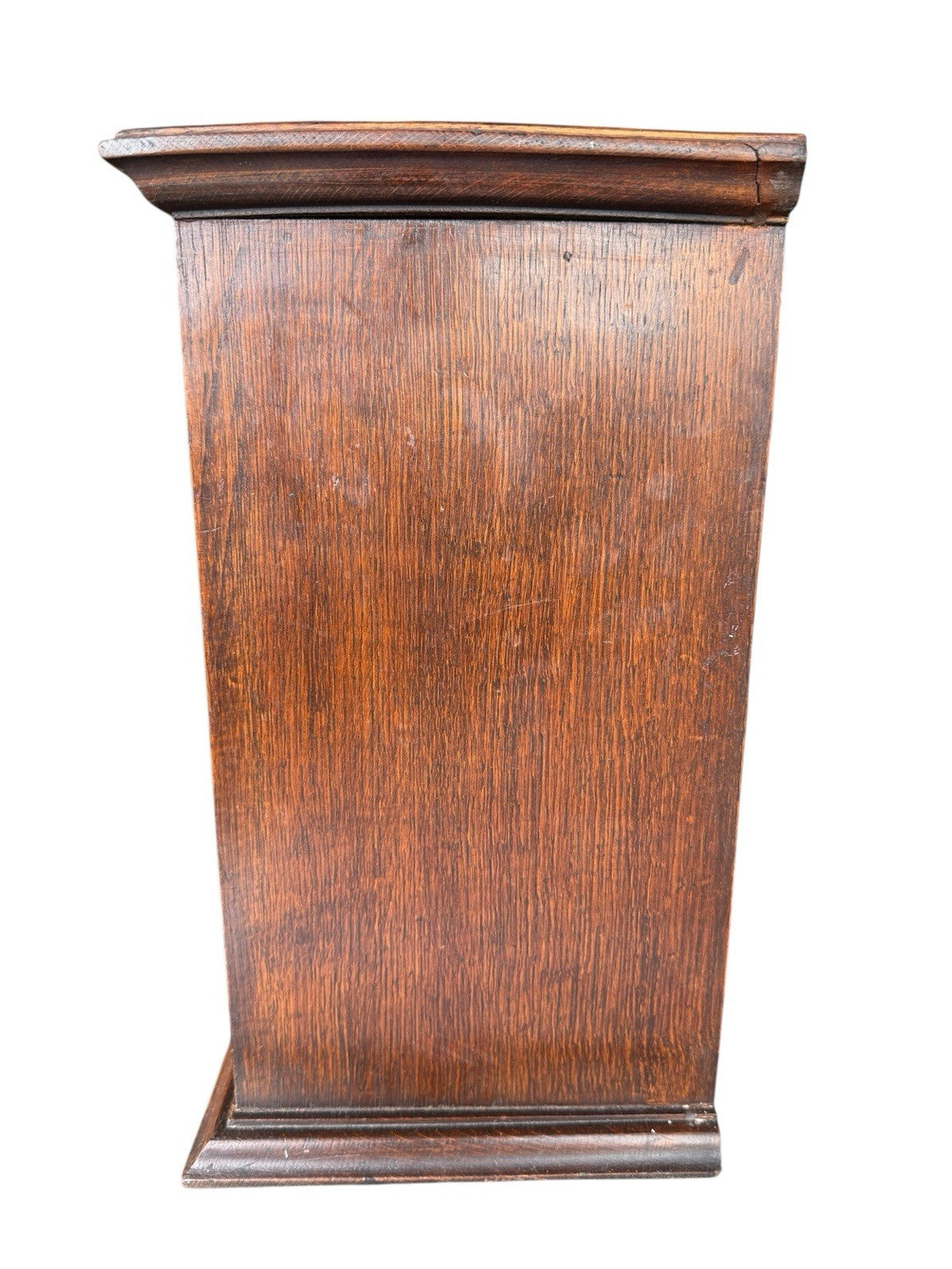 Antique Pipe Smokers Cabinet Tobacco Storage Display Case
