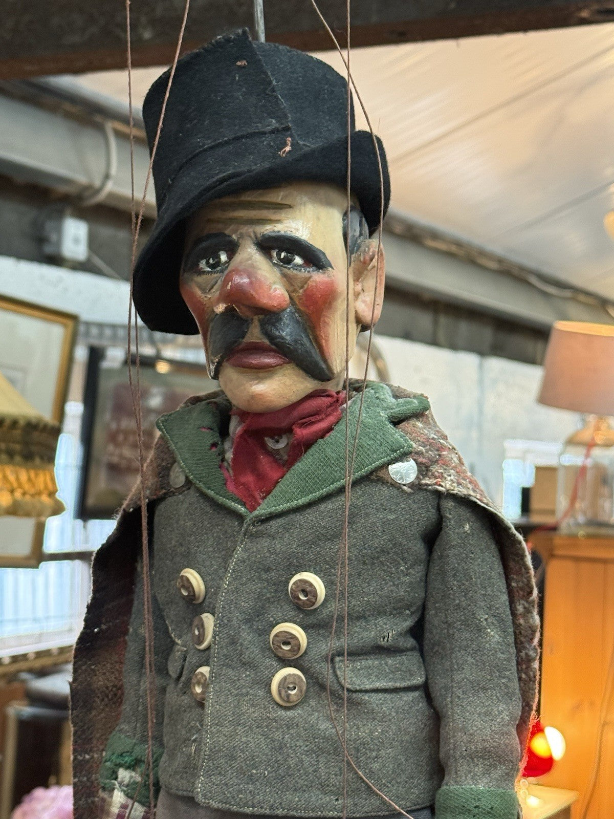 Czechoslovakian Vintage Marrion Woodmans Puppet