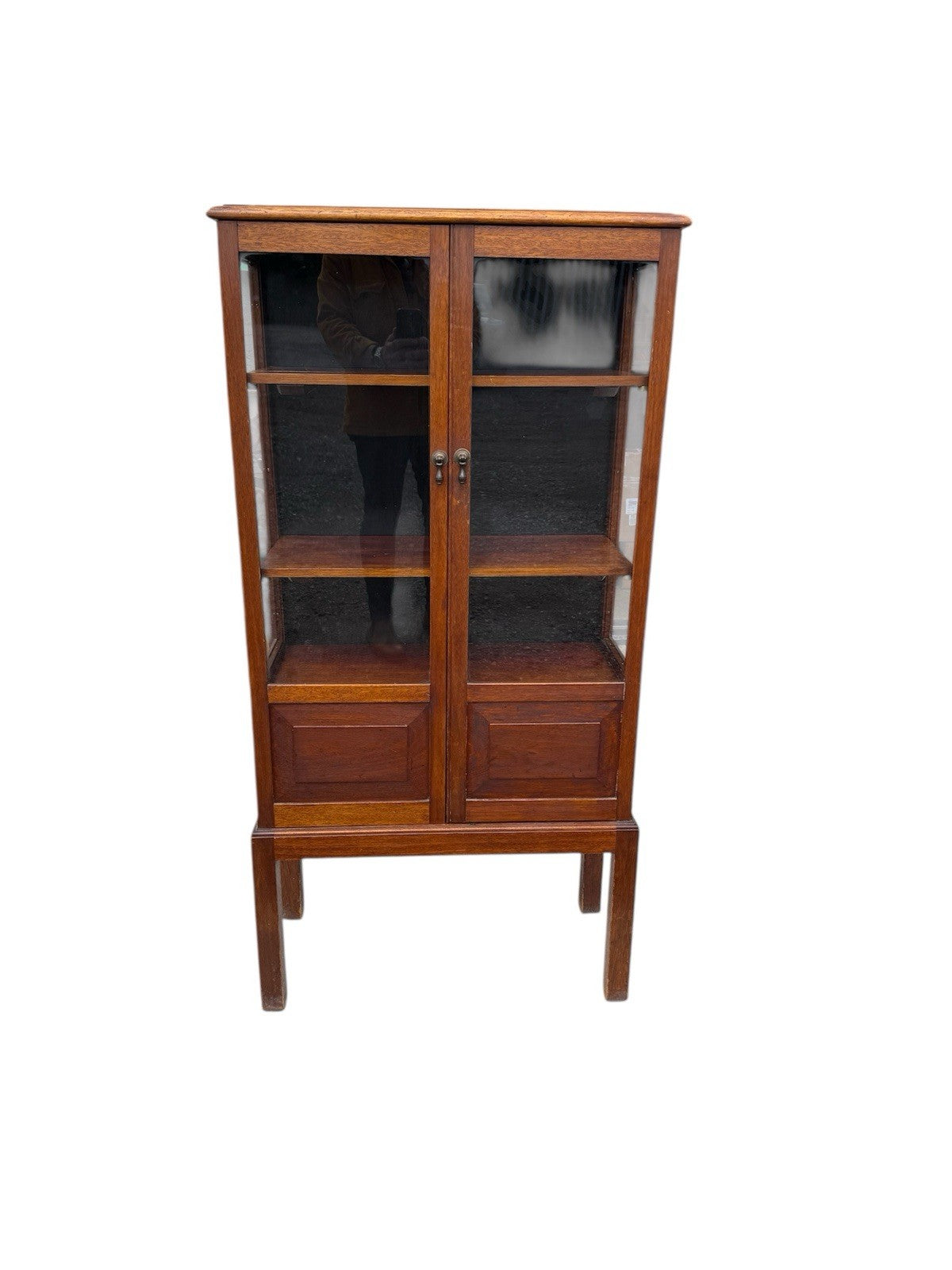 Antique Mahogany Display Cabinet 
