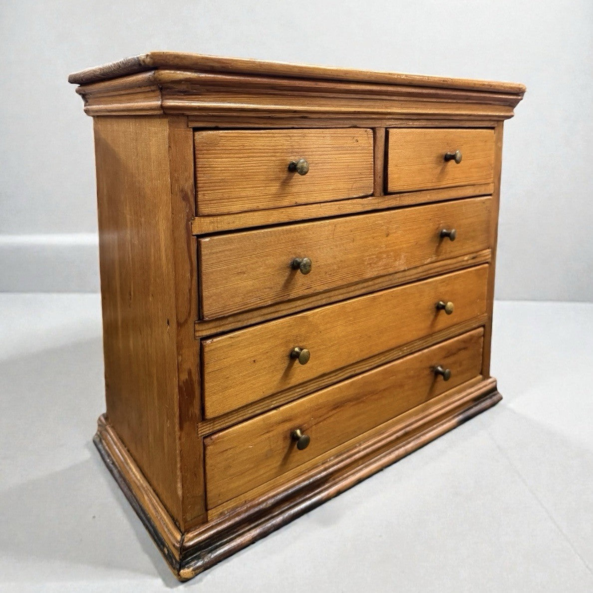 Vintage Wooden Collectors Drawers Cabinet Storage Chest Display Unit