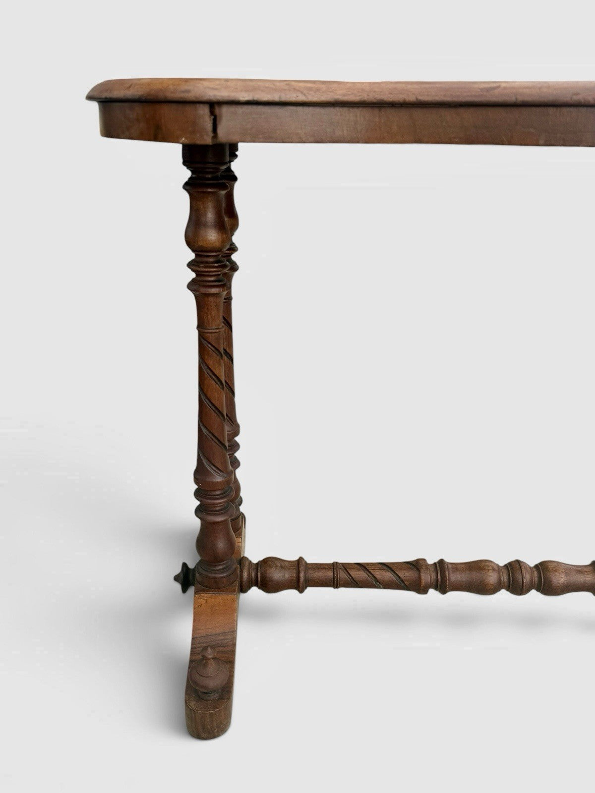Antique Victorian Walnut Games Chess Table 19th Century Inlaid Board Side Table