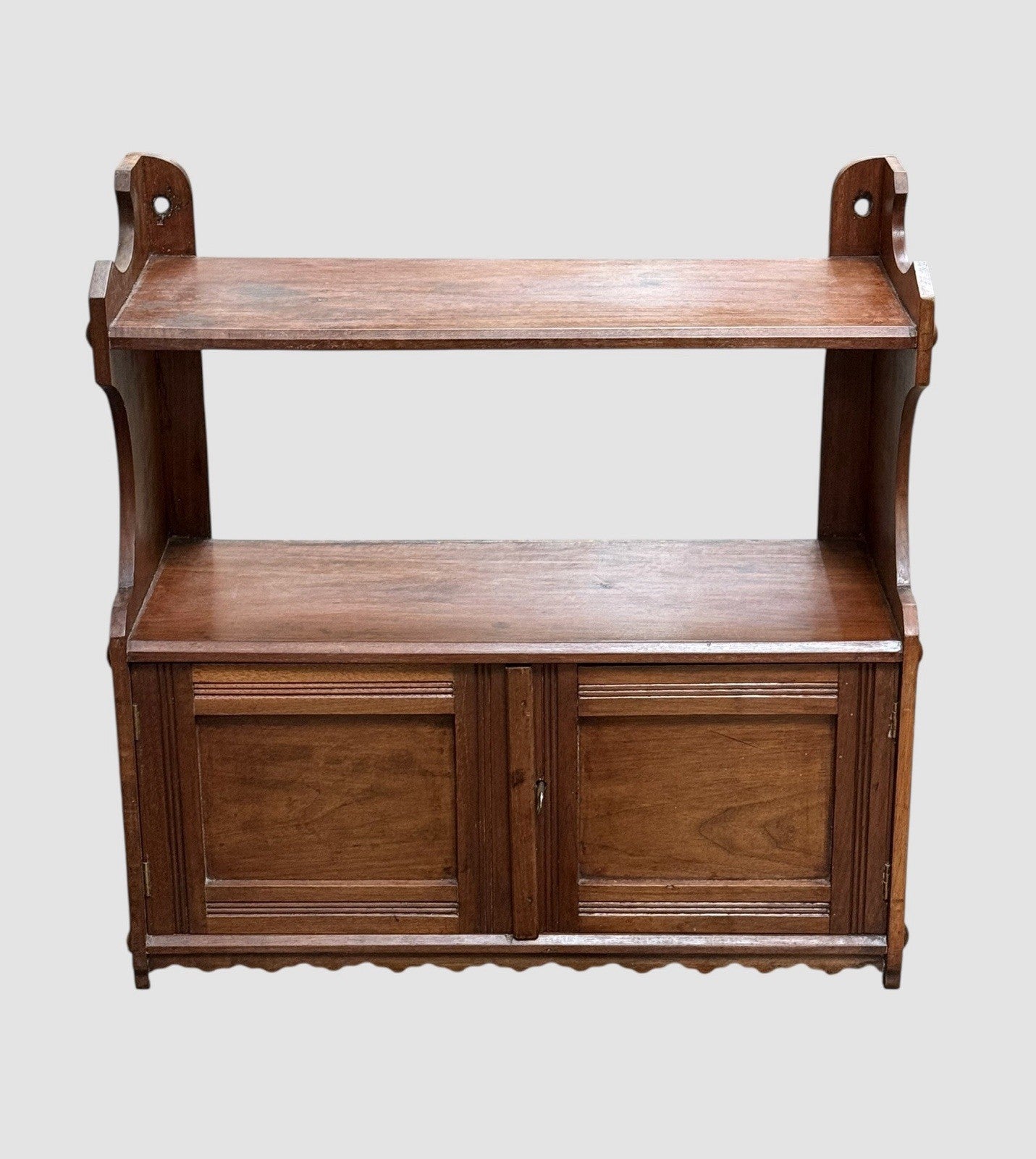 Antique Mahogany Smokers Cabinet Victorian Tobacco Cupboard