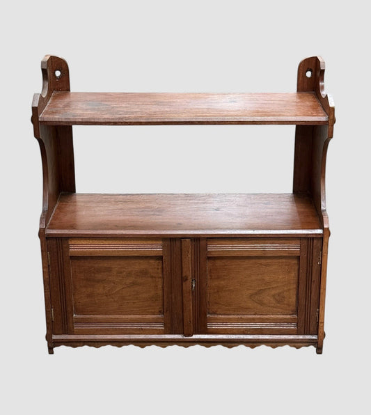 Antique Mahogany Smokers Cabinet Victorian Tobacco Cupboard
