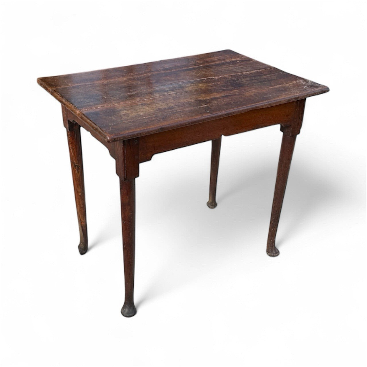 Antique Georgian Yew Wood Side Table