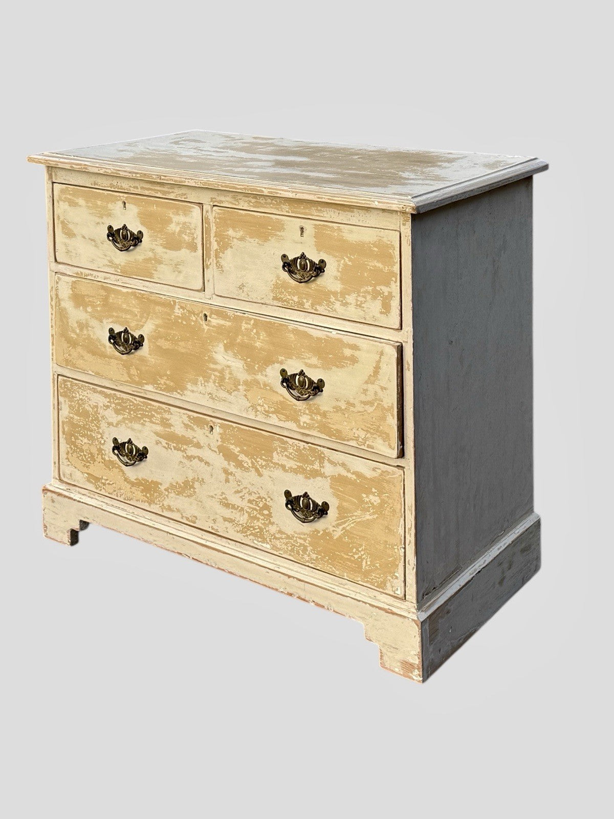 Vintage Pine Chest of Drawers Antique Style Solid Wood Storage