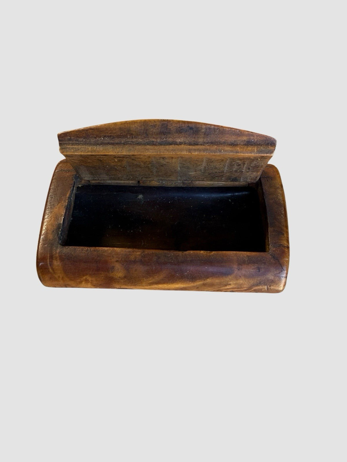 Antique Treen Snuff Boxes Collection 19th Century Wooden Tobacco Boxes
