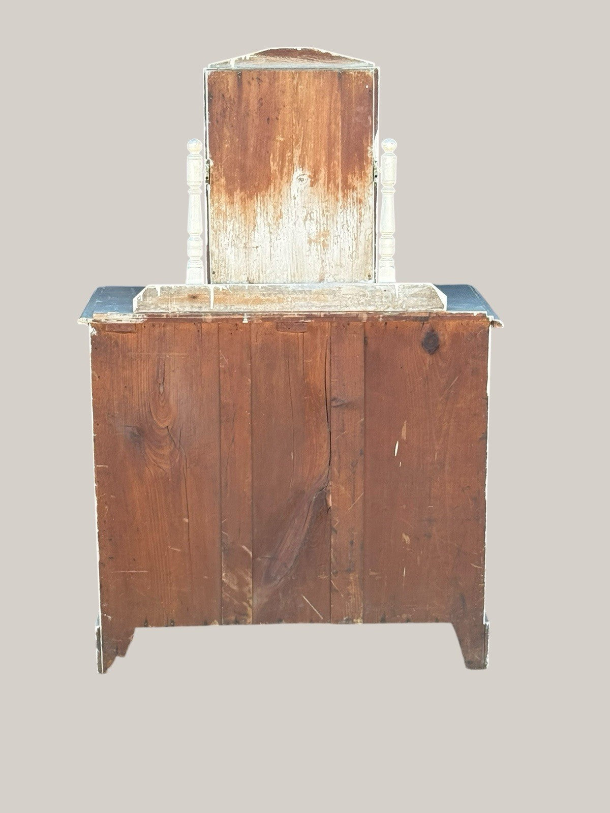Antique Victorian Pine Painted Dressing Table Rustic Vintage Furniture