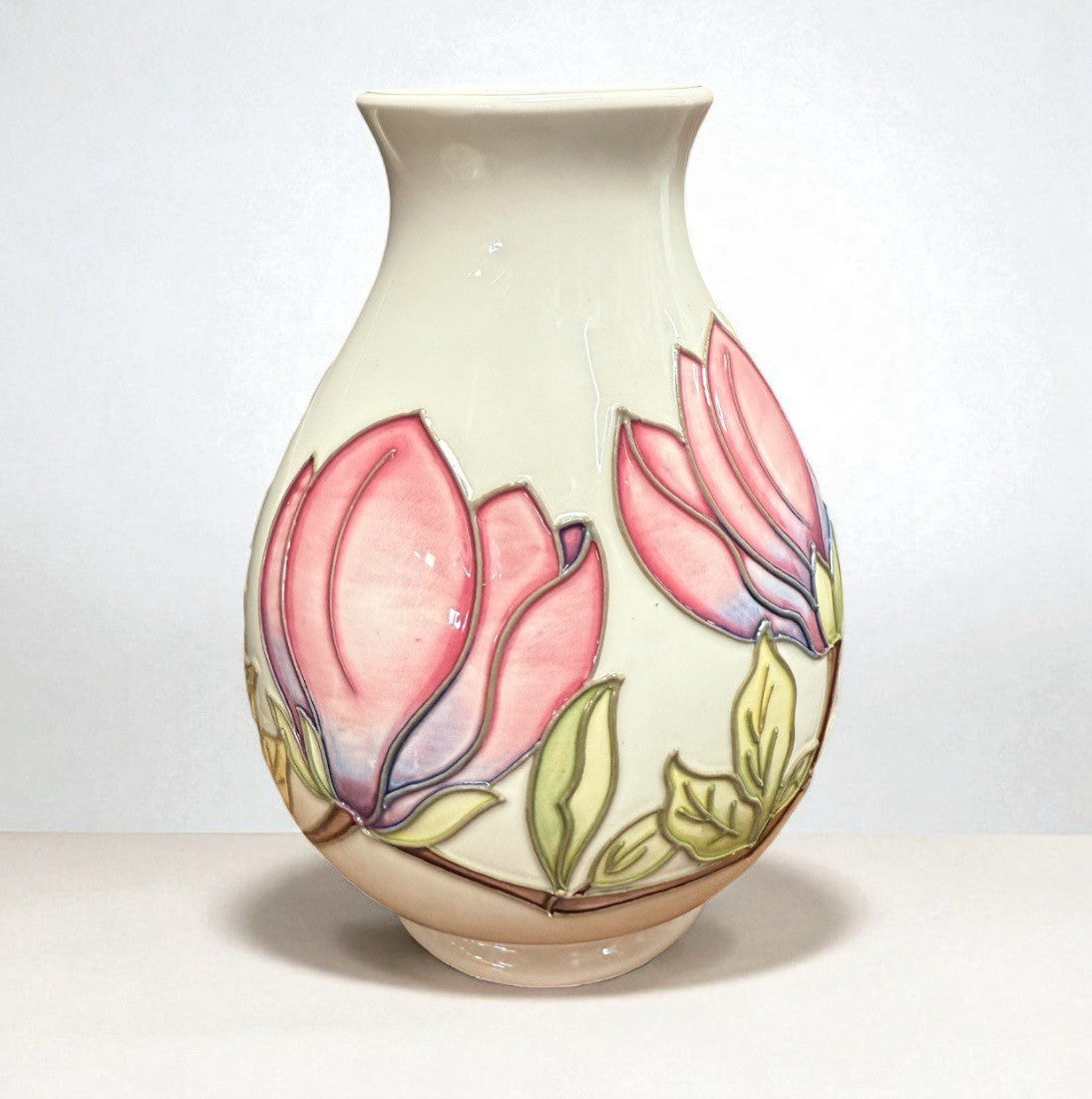 Moorcroft Hibiscus Pattern Vase
