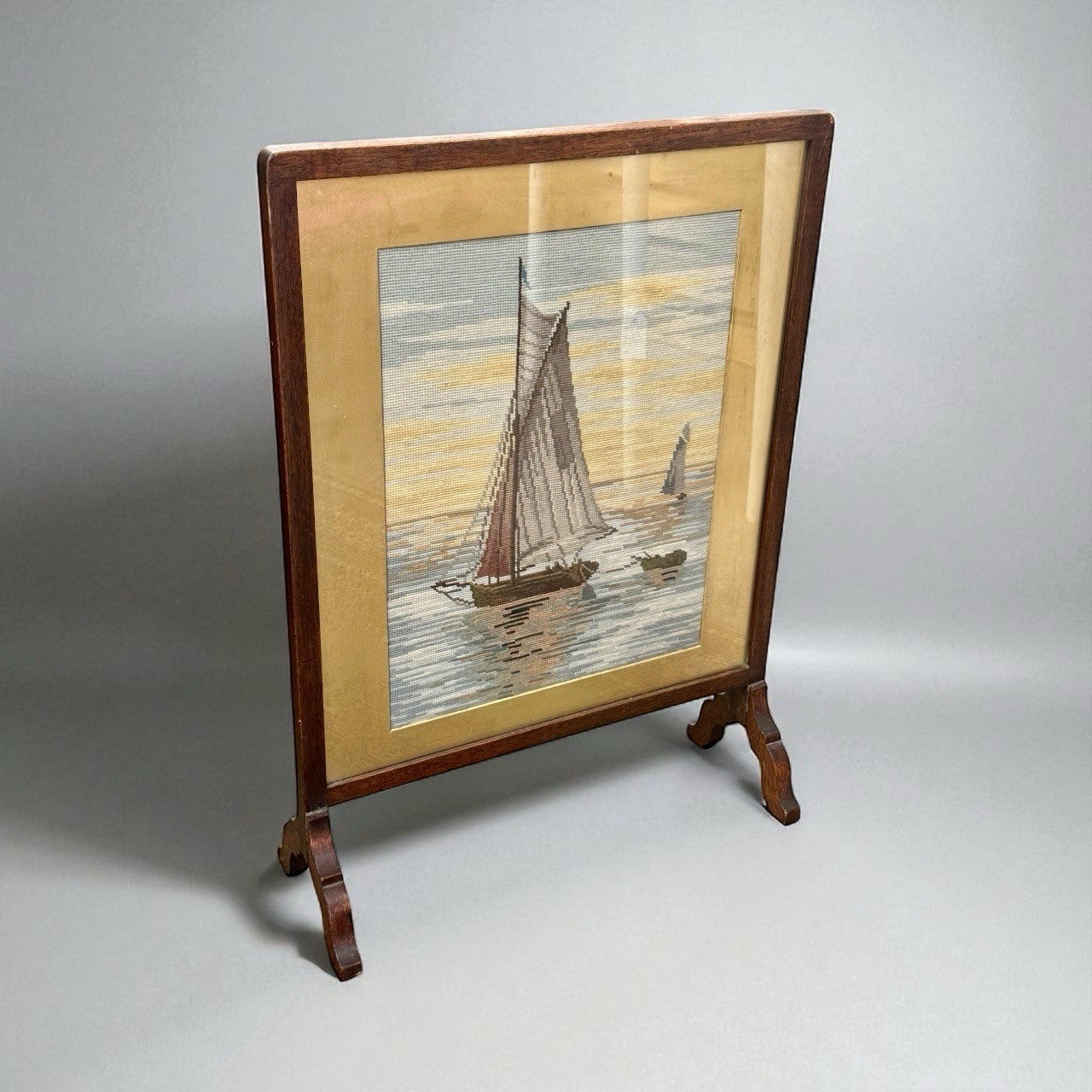 Victorian Tapestry Fire Screen