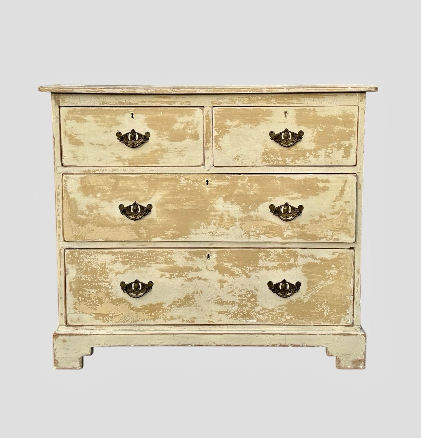 Vintage Pine Chest of Drawers Antique Style Solid Wood Storage