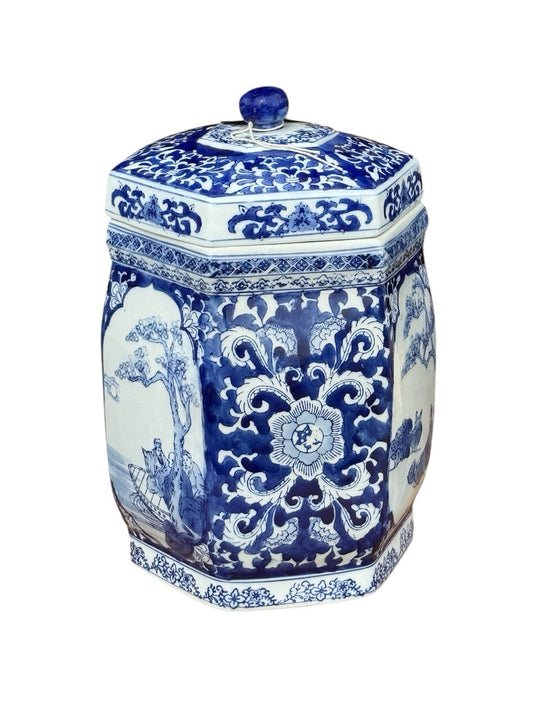 Vintage  Ginger Jar With Lid