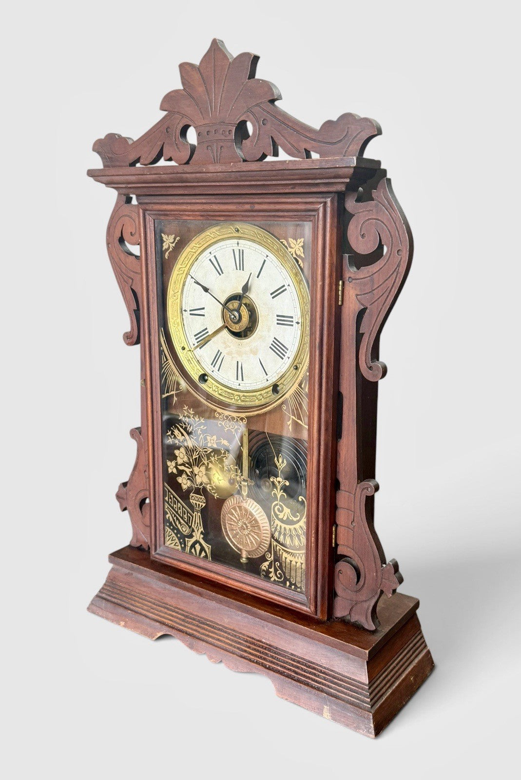 Antique Ansonia Mantel Clock Victorian Antique Decorative Clock
