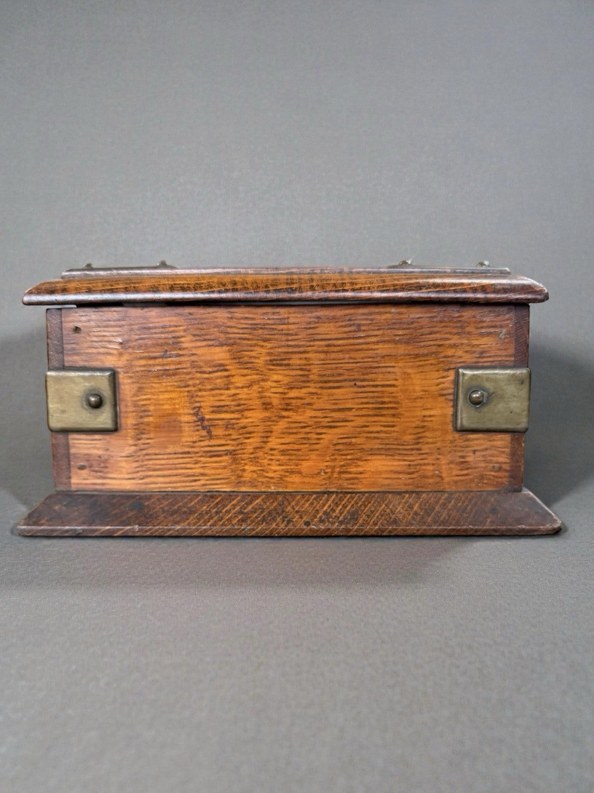Antique Cigar Case, English, Oak, Cedar, Desktop Humidor, Edwardian, Circa 1910