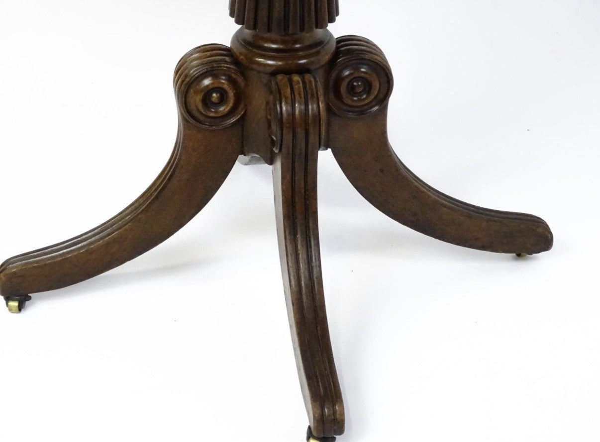 Antique 19th Century Mahogany Occasional Table