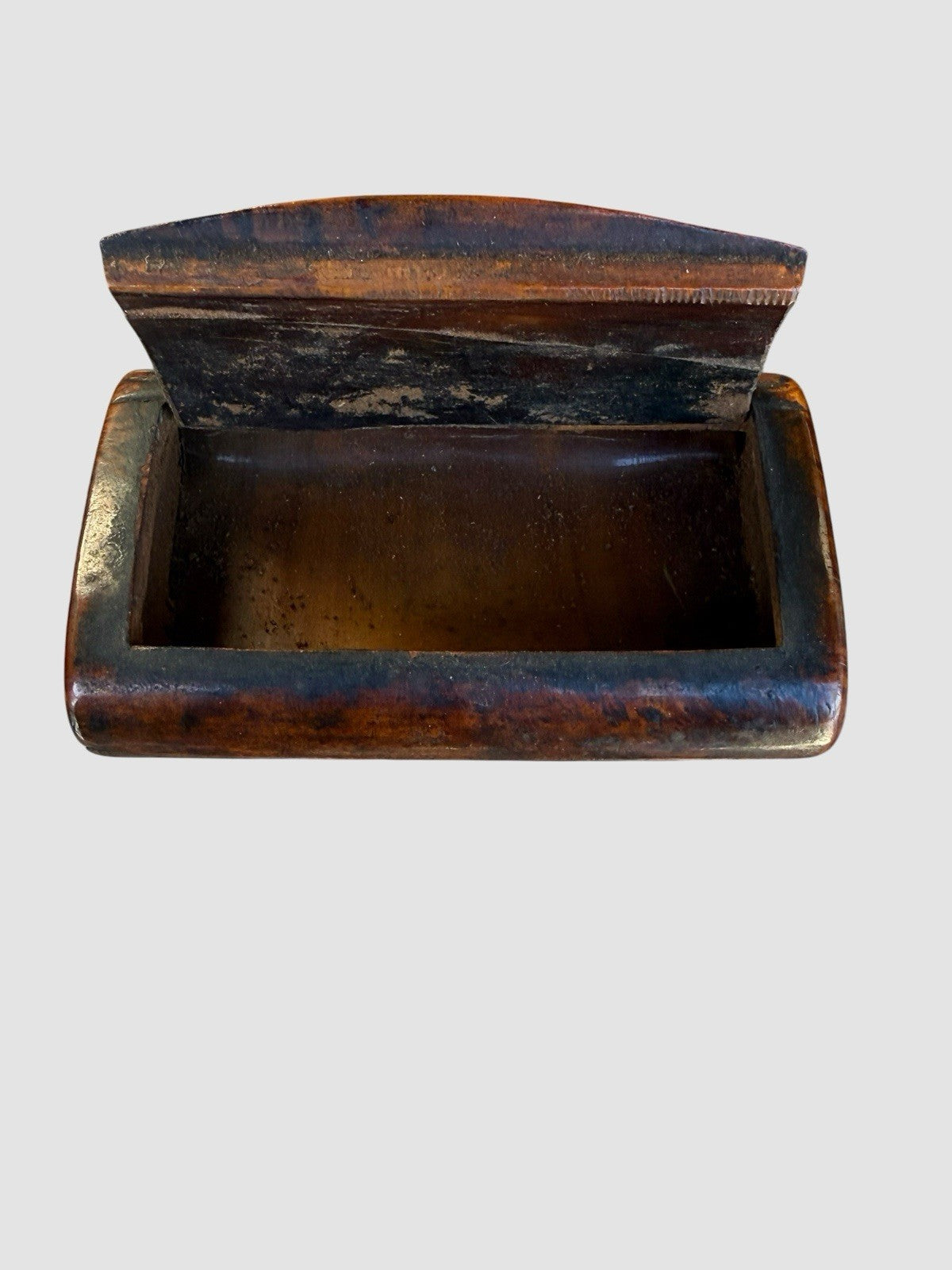 Antique Treen Snuff Boxes Collection 19th Century Wooden Tobacco Boxes