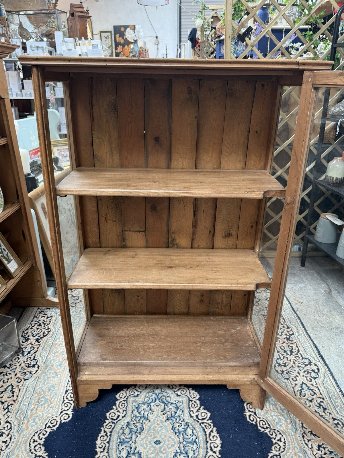 Antique Victorian Pine Cupboard 