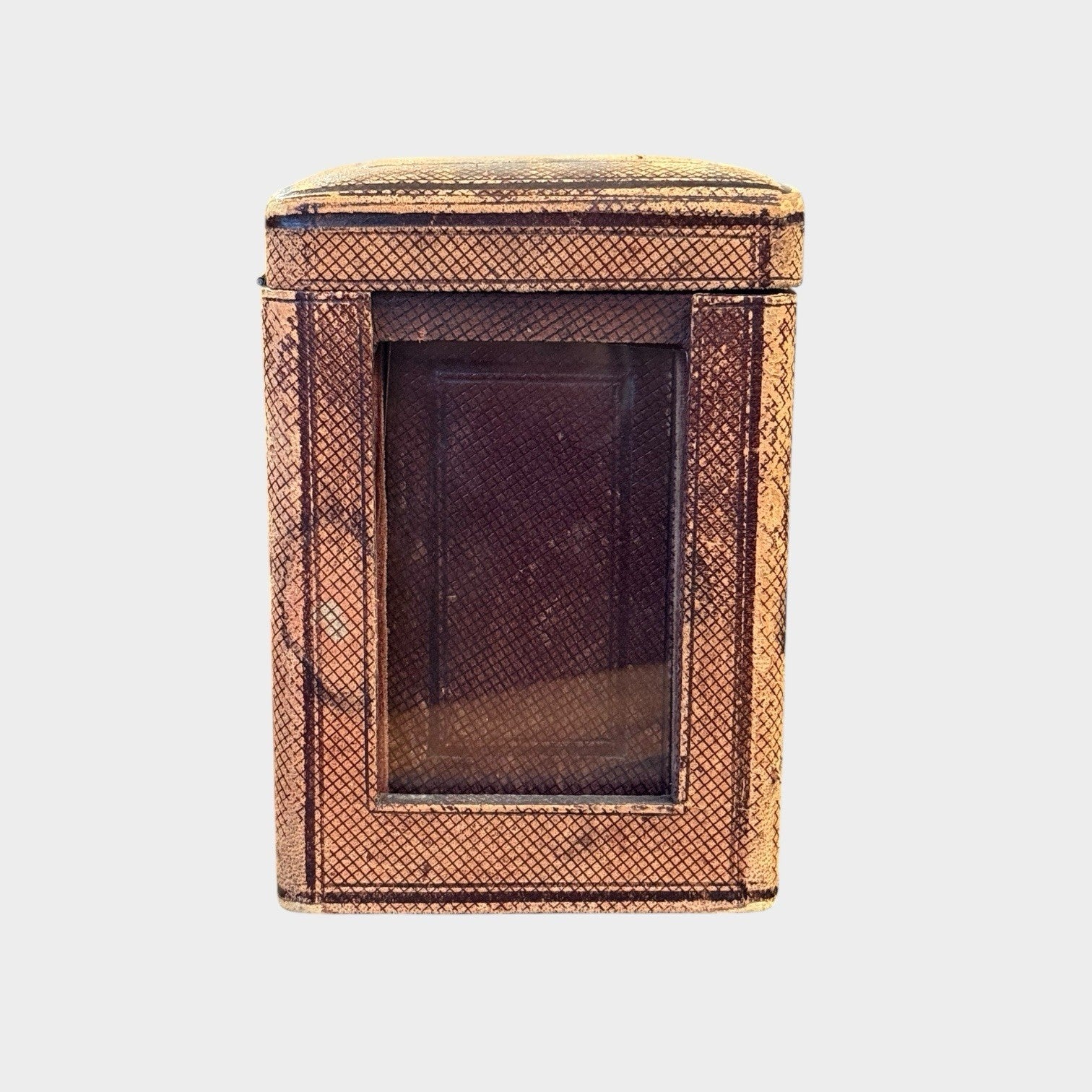 Antique French Brass Carriage Clock Cased Timepiece