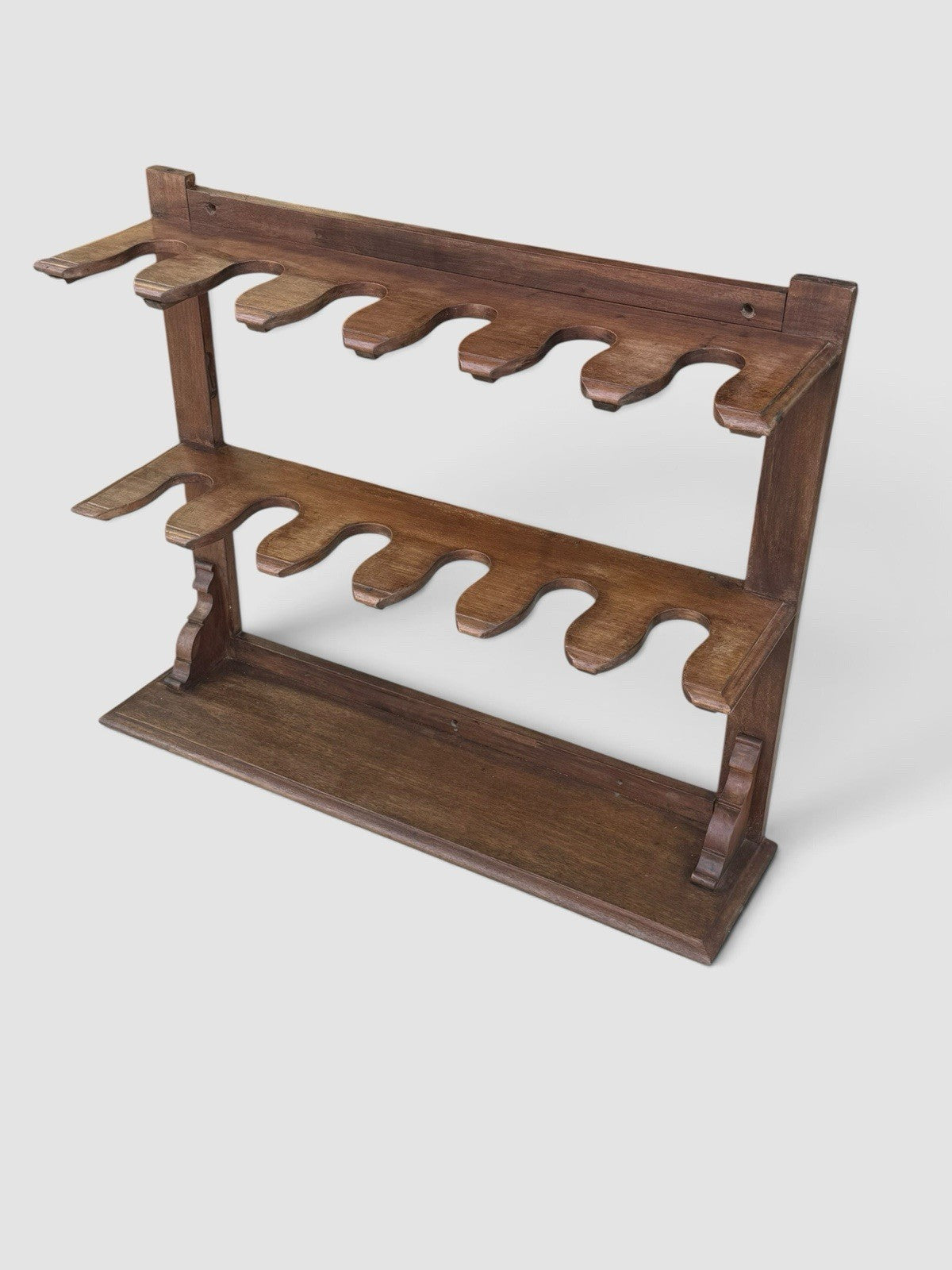 Antique 19th Century Mahogany Boot Rack Victorian Hallway Shoe Stand
