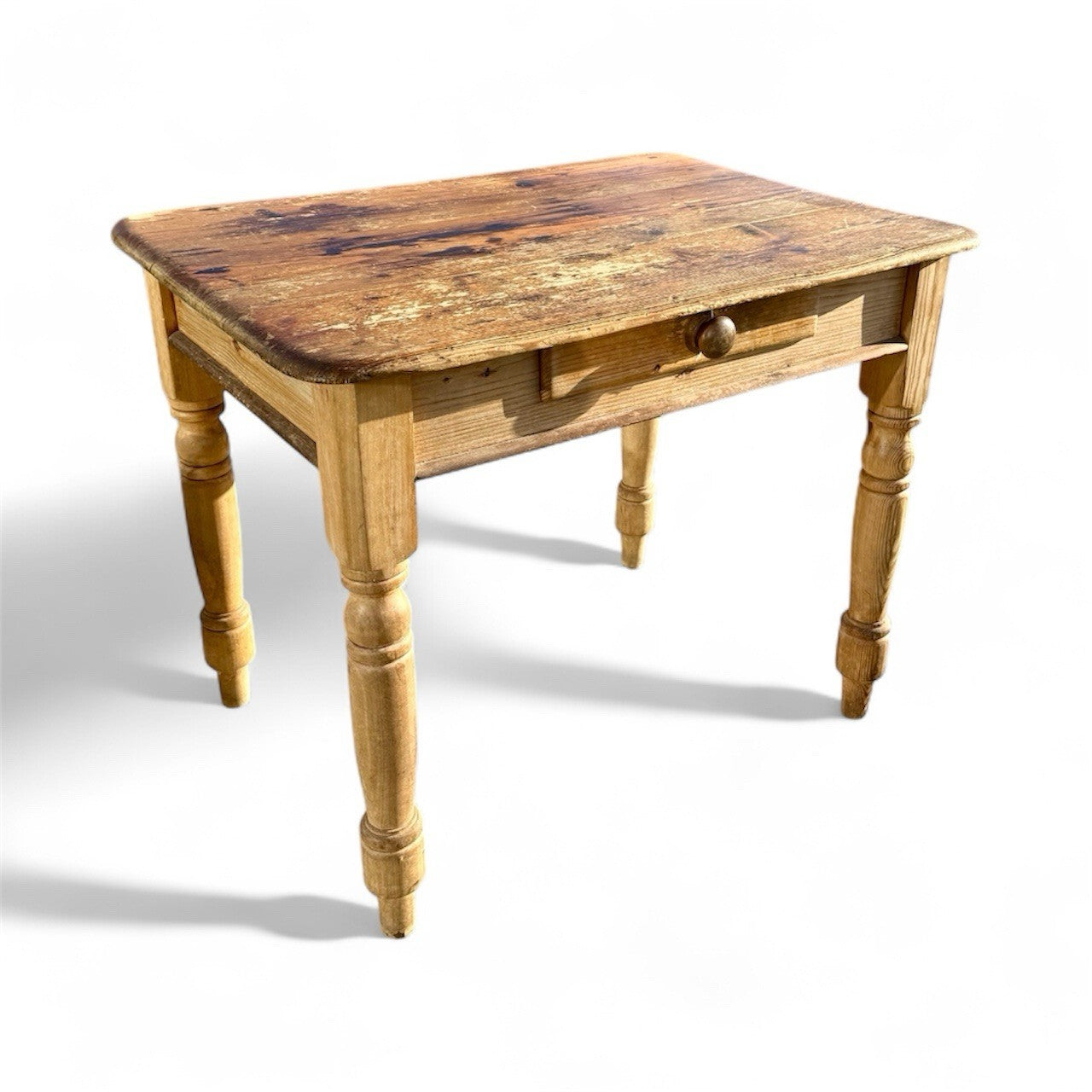 Victorian Pine Farmhouse Table 