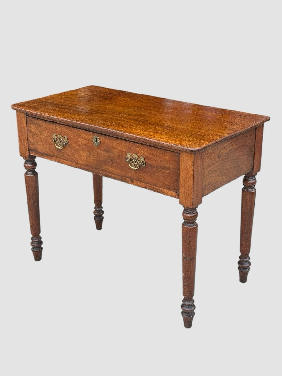 Georgian Mahogany Lowboy Writing Desk Antique 18th Century Drawer Storage