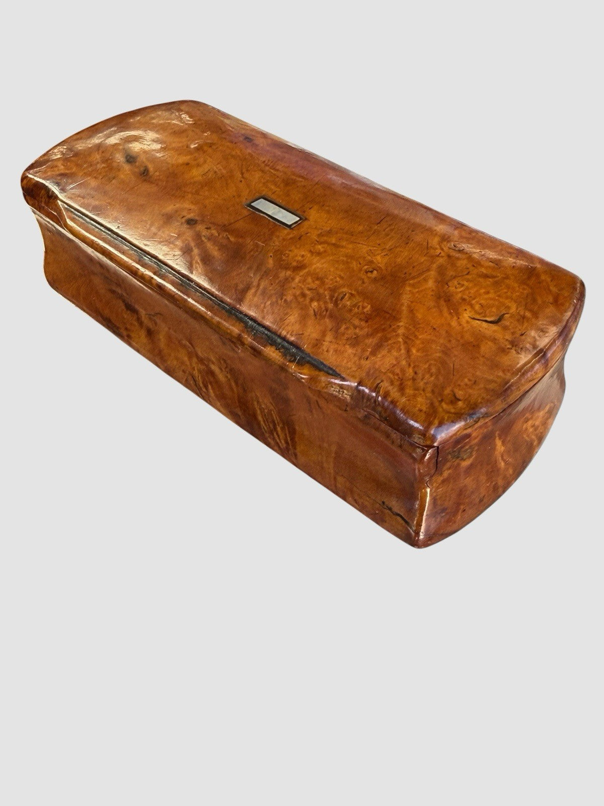 Antique Treen Snuff Boxes Collection 19th Century Wooden Tobacco Boxes