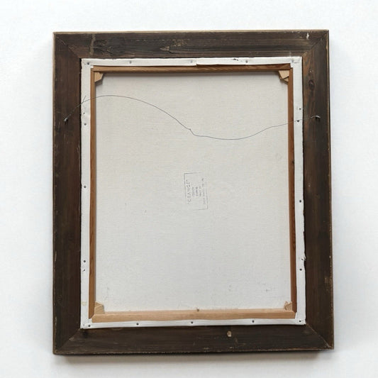 20th Century Oil On Canvas Framed Signed 