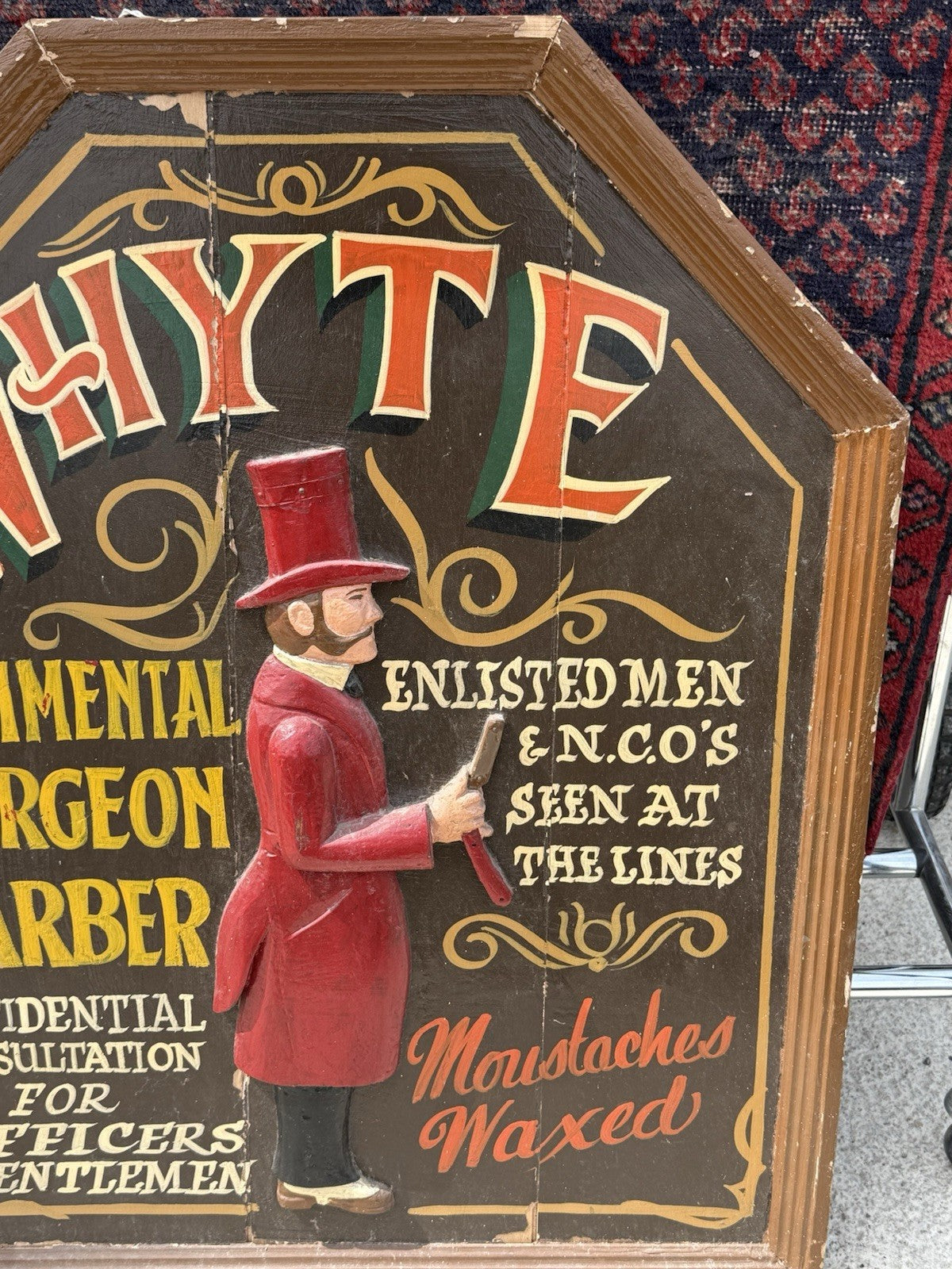 Vintage Barber Sign