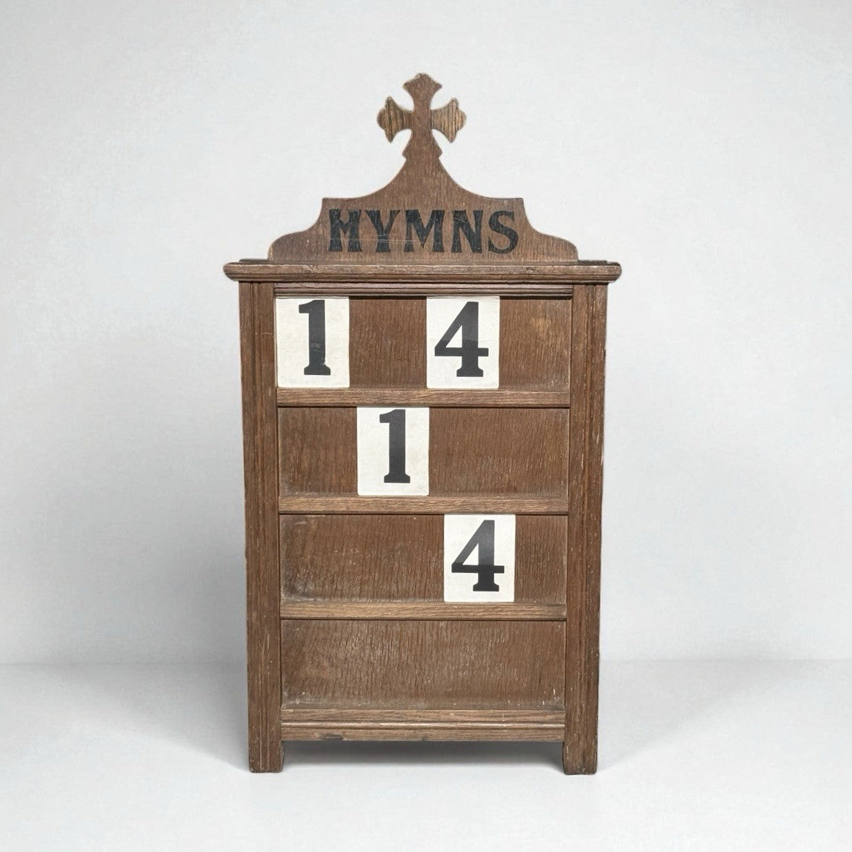 Antique Church Hymn Board 