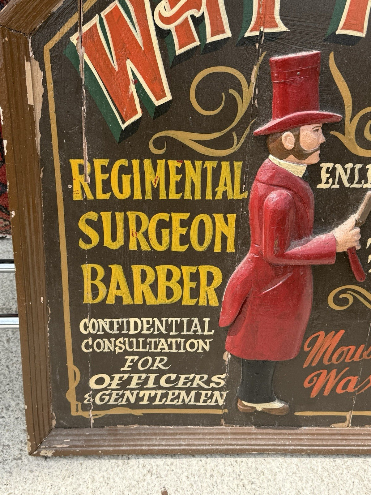 Vintage Barber Sign