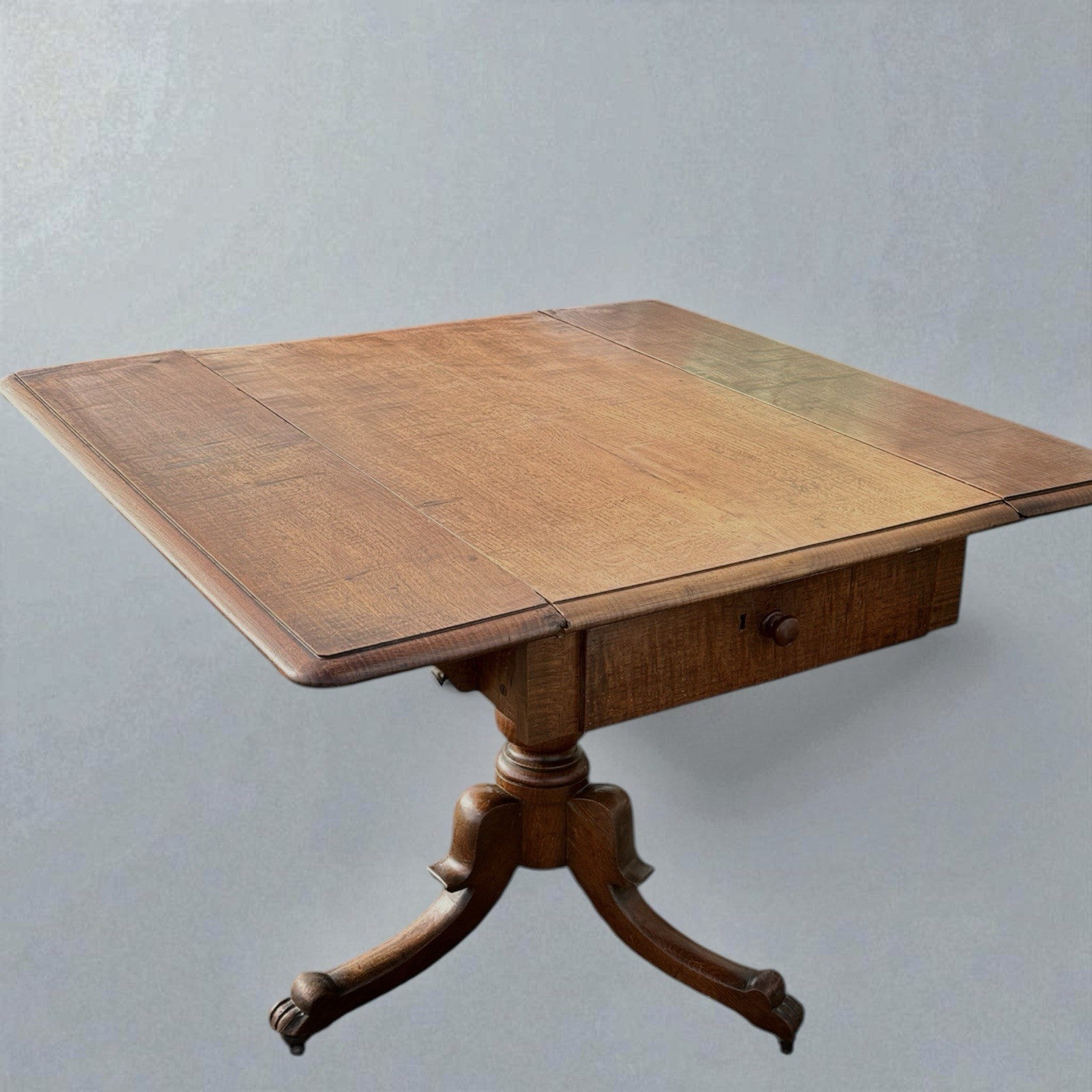 Antique Oak Drop Leaf Table