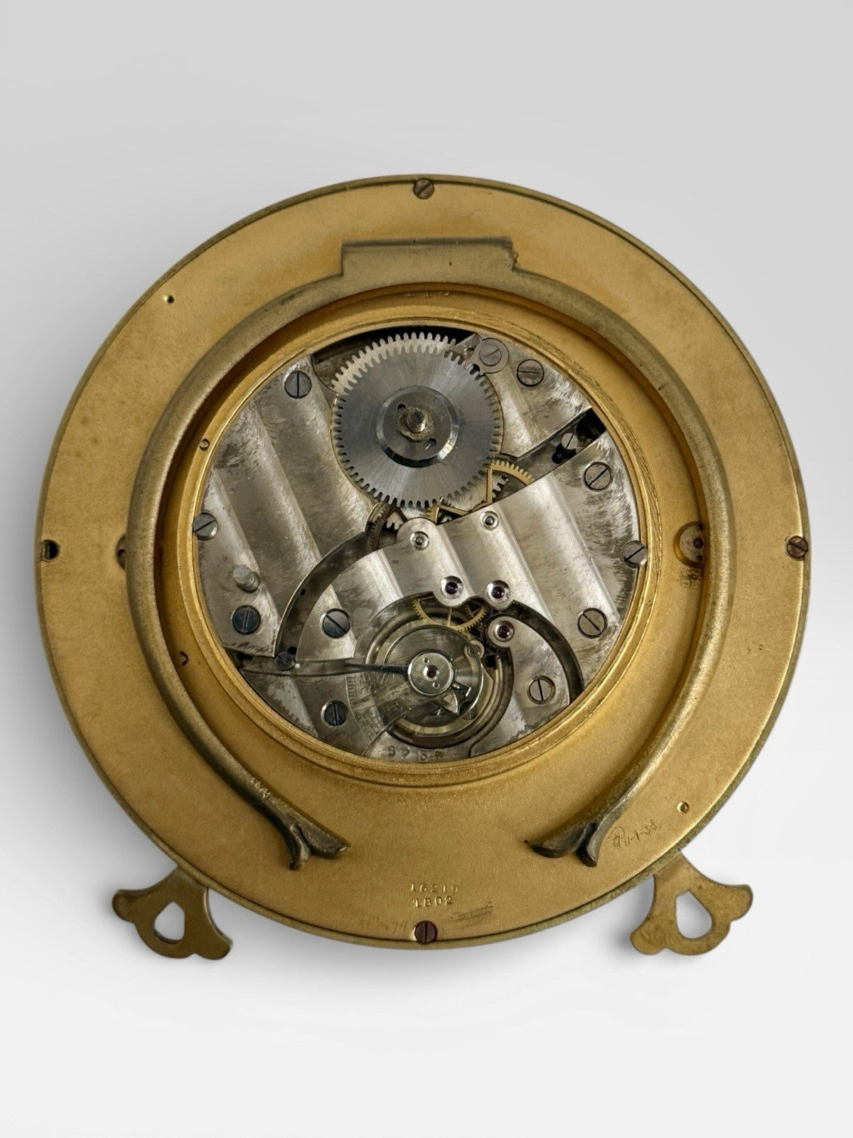 Antique Art Deco Mantel Clock Mechanical Vintage 1920s 1930s