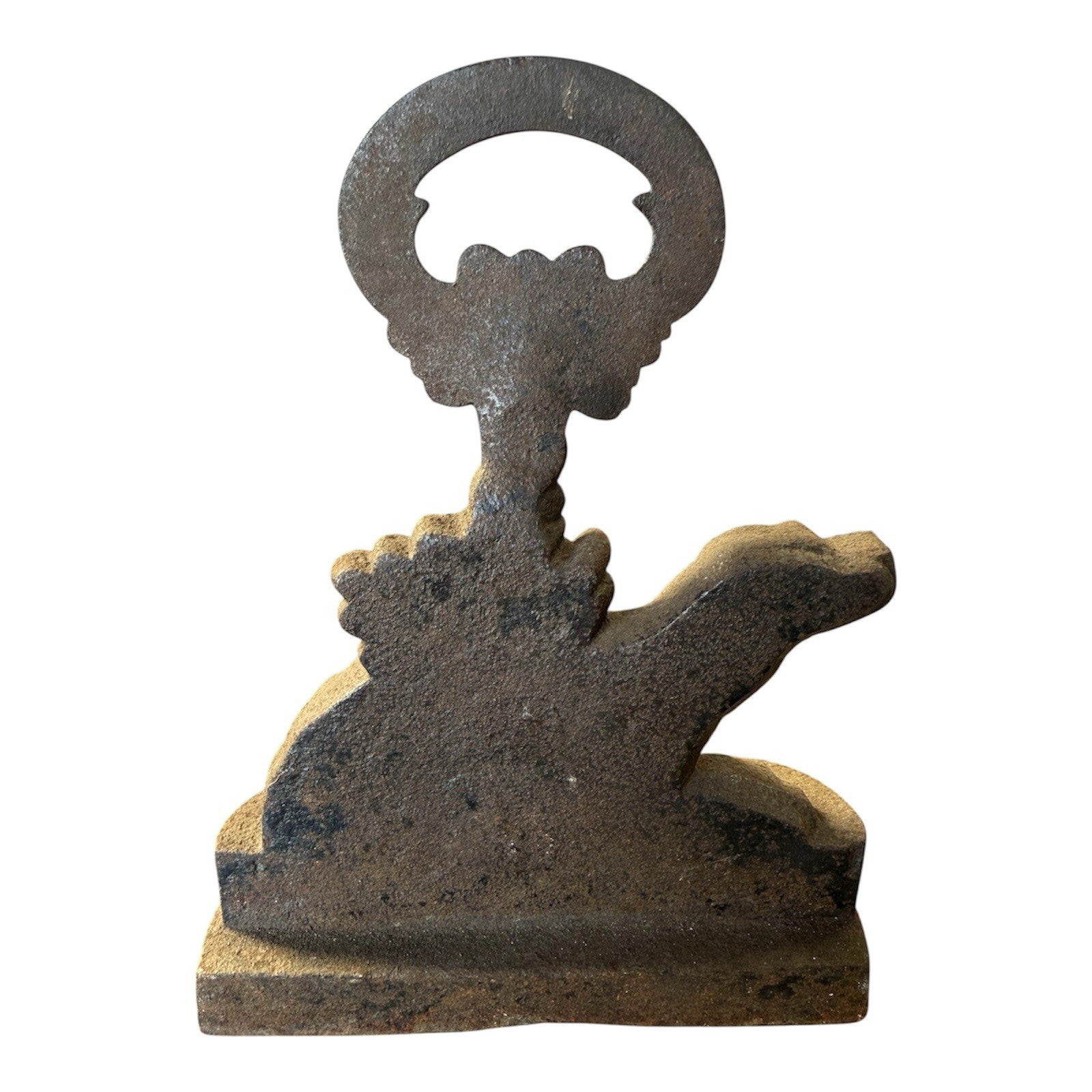 Cast Iron Dog Door Stop 