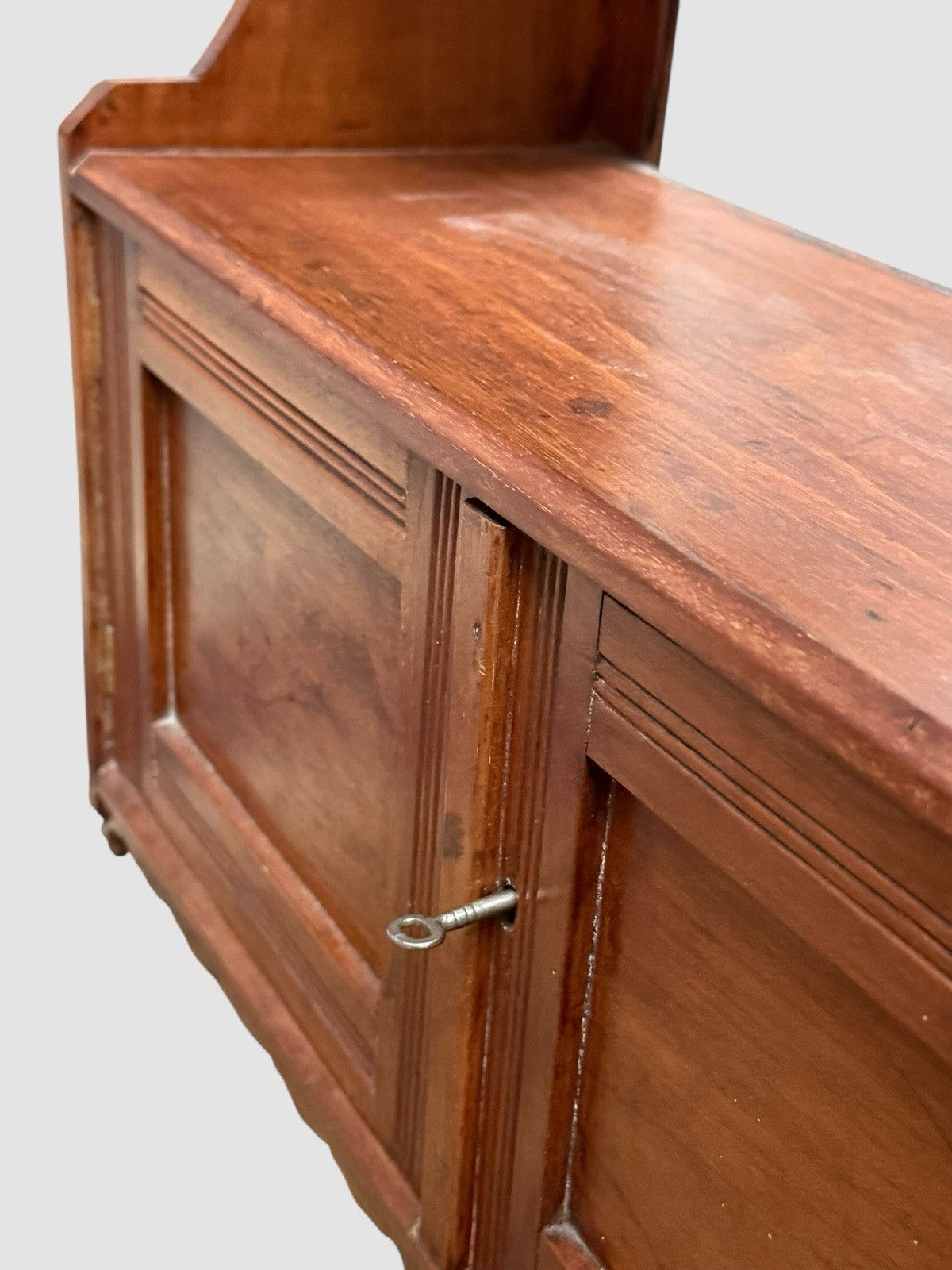 Antique Mahogany Smokers Cabinet Victorian Tobacco Cupboard